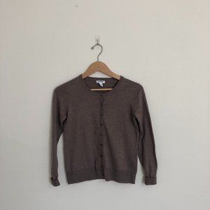 Old Navy | Brown Button Up Cardigan